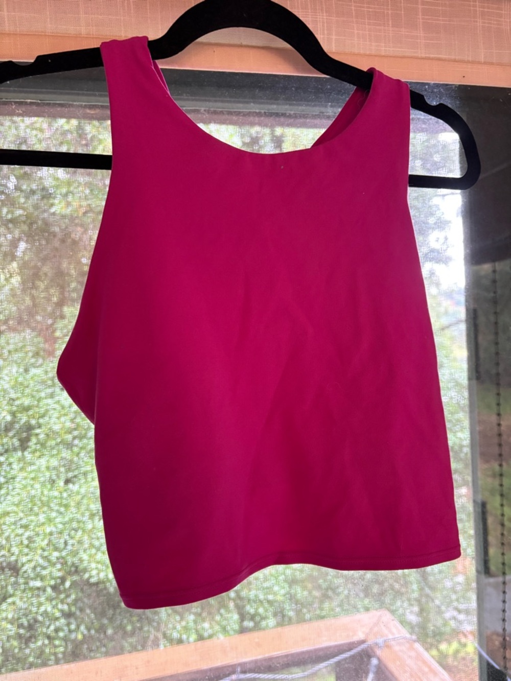 Athleta Fuchsia Scoop Neck Tank Top